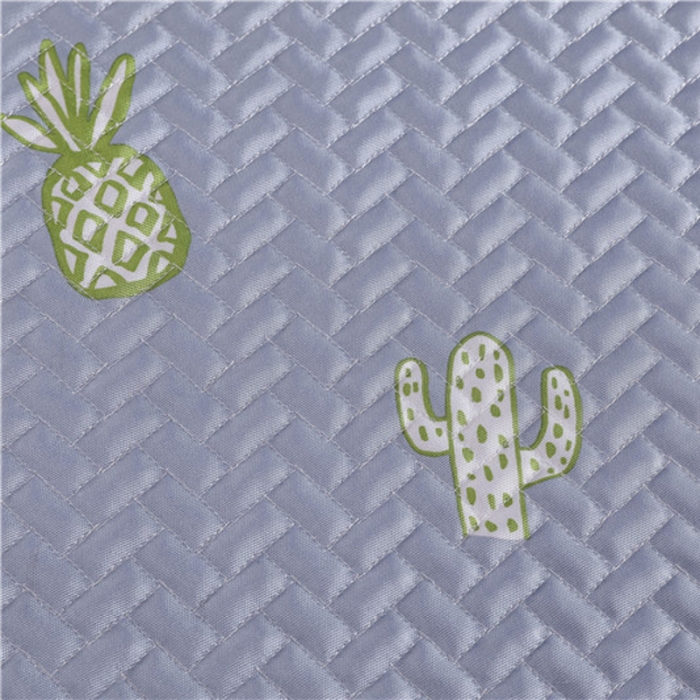 91家纺网 家纺一手货源 找家纺 一米阳光 2019新款冰丝空调软席 仙人掌