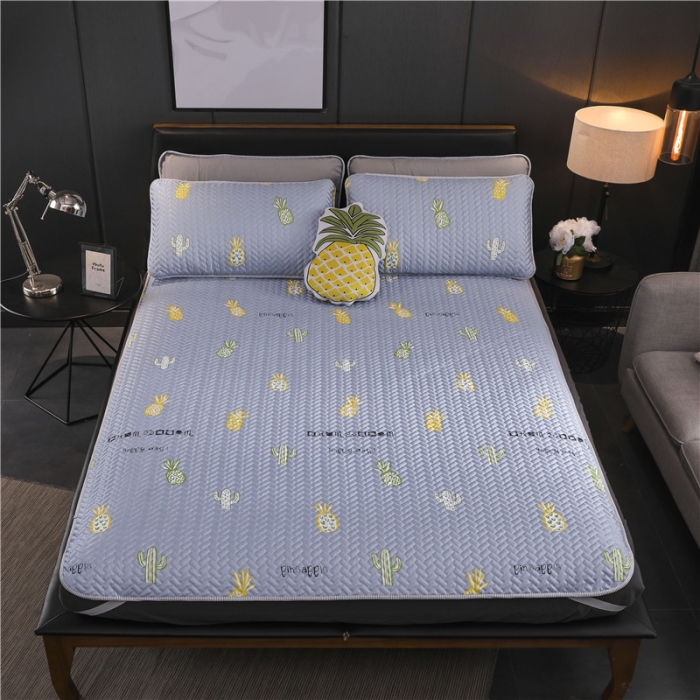 91家纺网 家纺一手货源 找家纺 一米阳光 2019新款冰丝空调软席 仙人掌