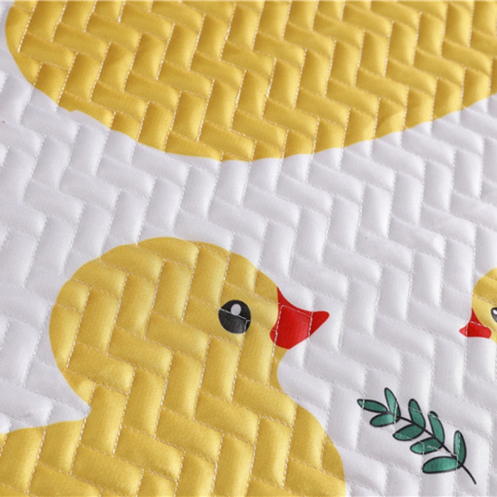 91家纺网 家纺一手货源 找家纺 一米阳光 2019新款冰丝空调软席 ins小鸭