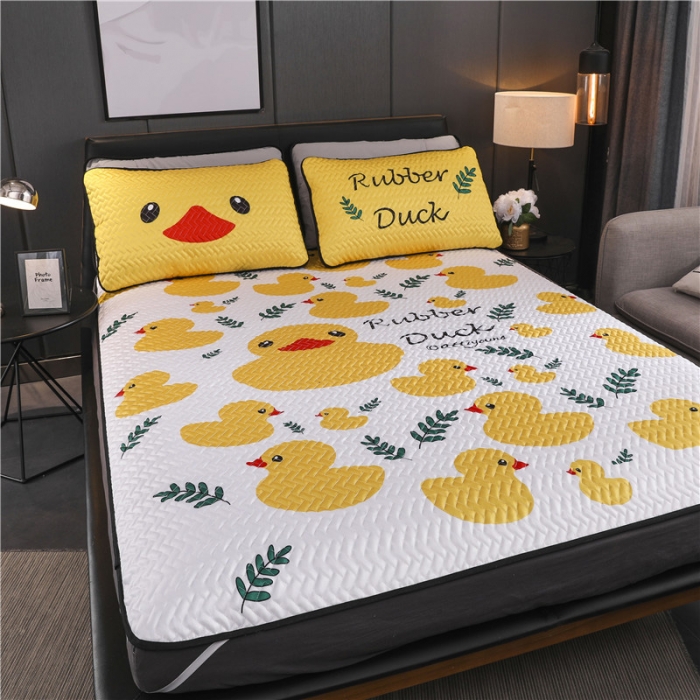 91家纺网 家纺一手货源 找家纺 一米阳光 2019新款冰丝空调软席 ins小鸭