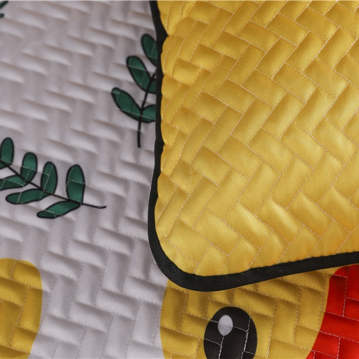 91家纺网 家纺一手货源 找家纺 一米阳光 2019新款冰丝空调软席 ins小鸭