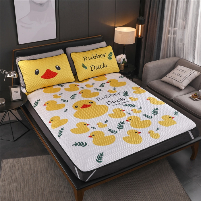 91家纺网 家纺一手货源 找家纺 一米阳光 2019新款冰丝空调软席 ins小鸭