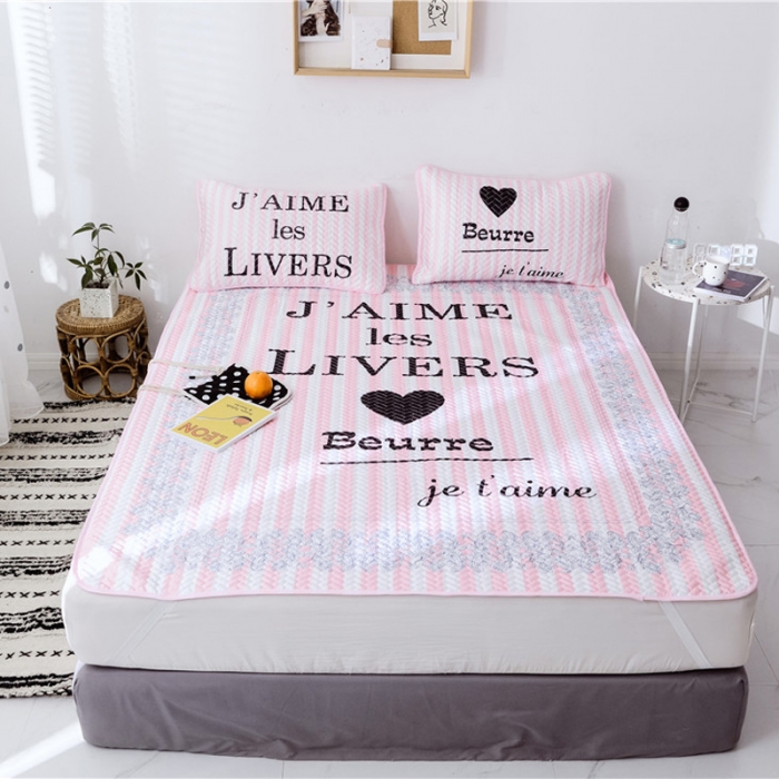 91家纺网 家纺一手货源 找家纺 一米阳光 2019新款冰丝空调软席 表白