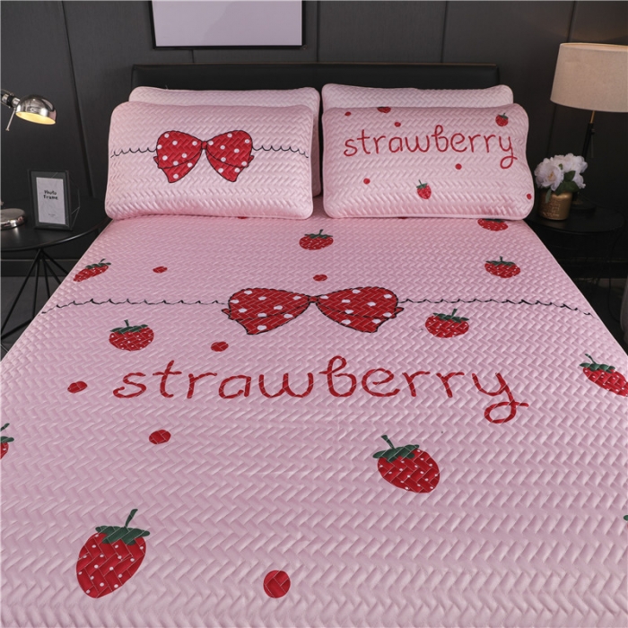 91家纺网 家纺一手货源 找家纺 一米阳光 2019新款冰丝空调软席 蝴蝶结