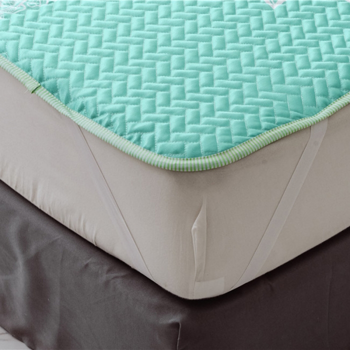 91家纺网 家纺一手货源 找家纺 一米阳光 2019新款冰丝空调软席 蝴蝶结-绿