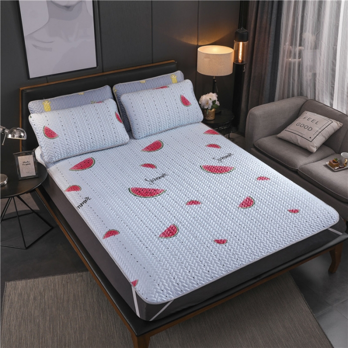 91家纺网 家纺一手货源 找家纺 一米阳光 2019新款冰丝空调软席 西瓜派对