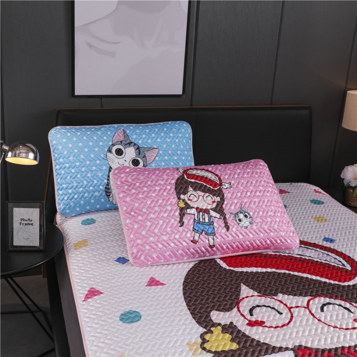 91家纺网 家纺一手货源 找家纺 一米阳光 2019新款冰丝空调软席 小可爱