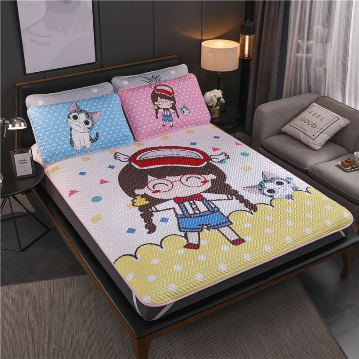 91家纺网 家纺一手货源 找家纺 一米阳光 2019新款冰丝空调软席 小可爱