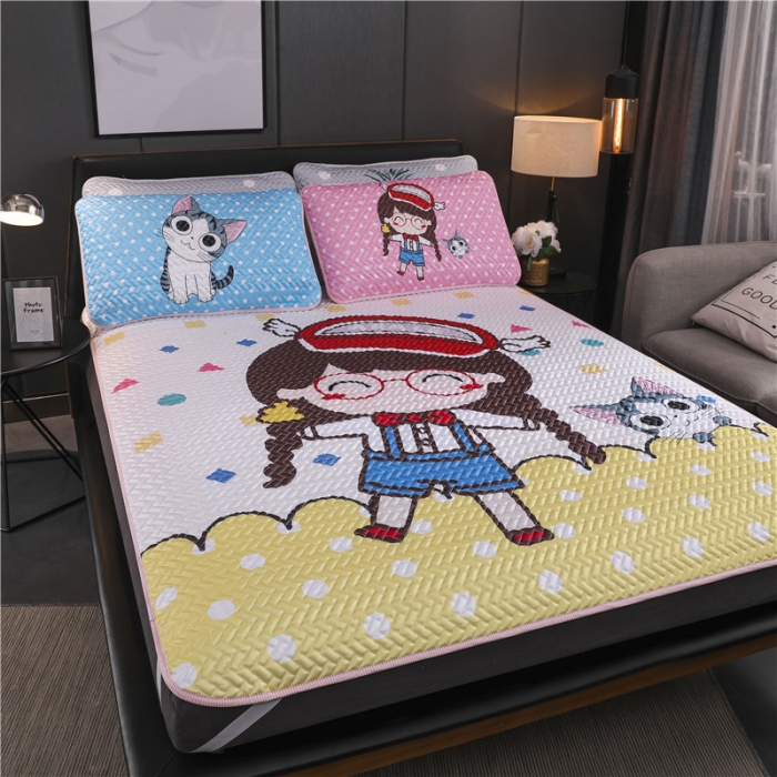 91家纺网 家纺一手货源 找家纺 一米阳光 2019新款冰丝空调软席 小可爱