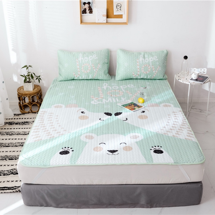 91家纺网 家纺一手货源 找家纺 一米阳光 2019新款冰丝空调软席 雪乐园