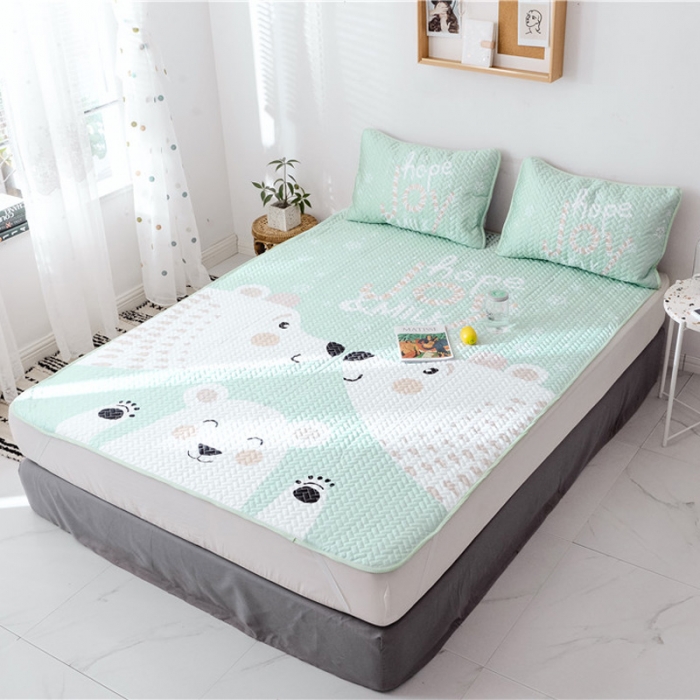 91家纺网 家纺一手货源 找家纺 一米阳光 2019新款冰丝空调软席 雪乐园