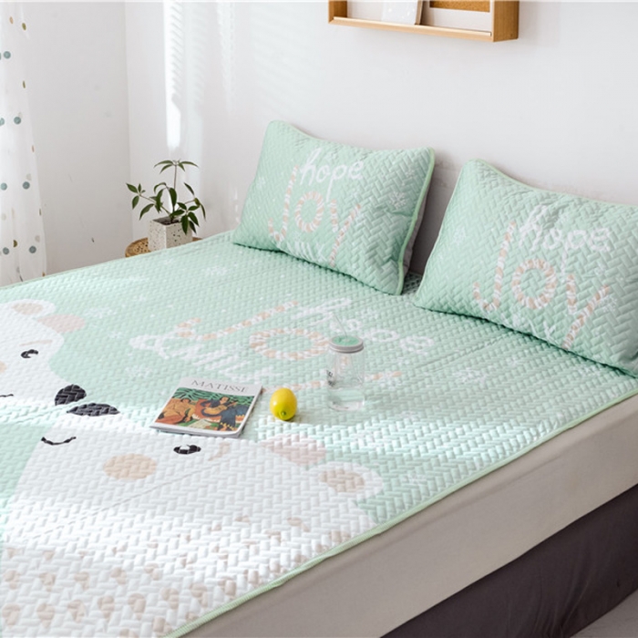 91家纺网 家纺一手货源 找家纺 一米阳光 2019新款冰丝空调软席 雪乐园