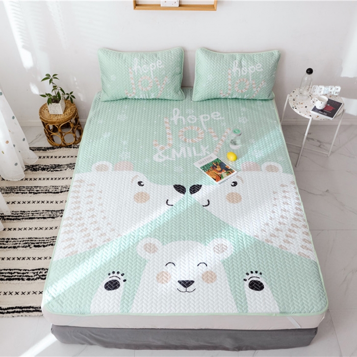 91家纺网 家纺一手货源 找家纺 一米阳光 2019新款冰丝空调软席 雪乐园