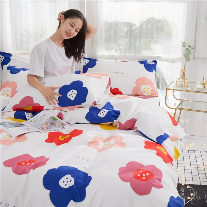 91家纺网 家纺一手货源 找家纺 一米阳光 2019新款泫雅风全棉13070四件套 晴天