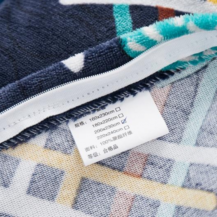 91家纺网 家纺一手货源 找家纺 一米阳光 2019新款法莱绒四件套 冬影