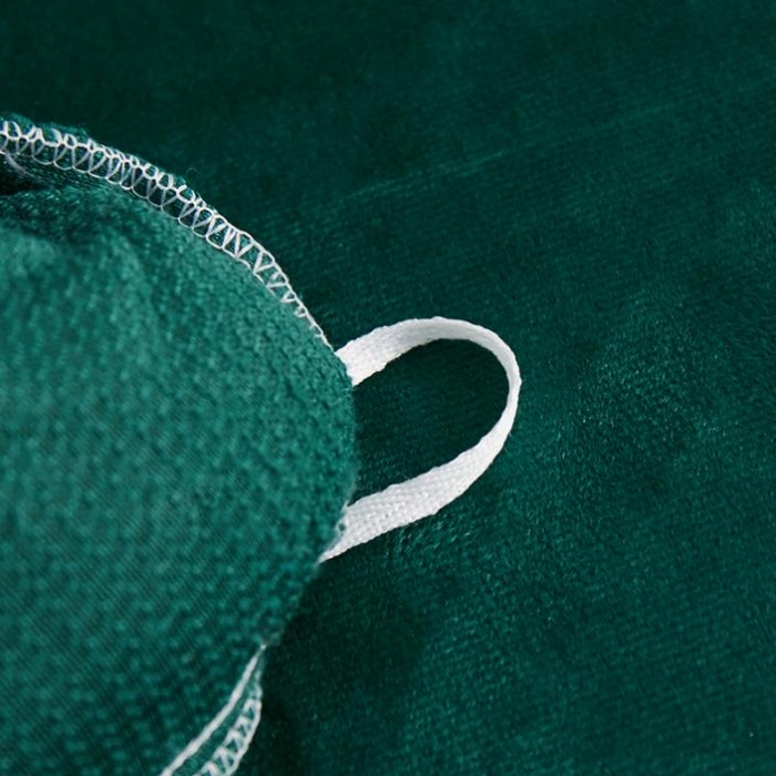 91家纺网 家纺一手货源 找家纺 一米阳光 2019新款羊羔绒-暖绒系列套件 暖绒绒-墨绿