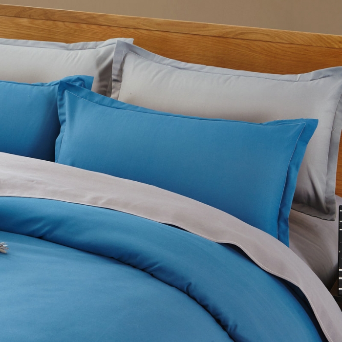 91家纺网 家纺一手货源 找家纺 （总）贝拉梦 全活性芦荟棉纯色双拼四件套