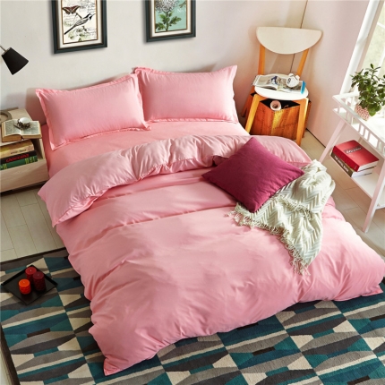 91家纺网 家纺一手货源 找家纺 （总）贝拉梦 全活性芦荟棉纯色双拼四件套