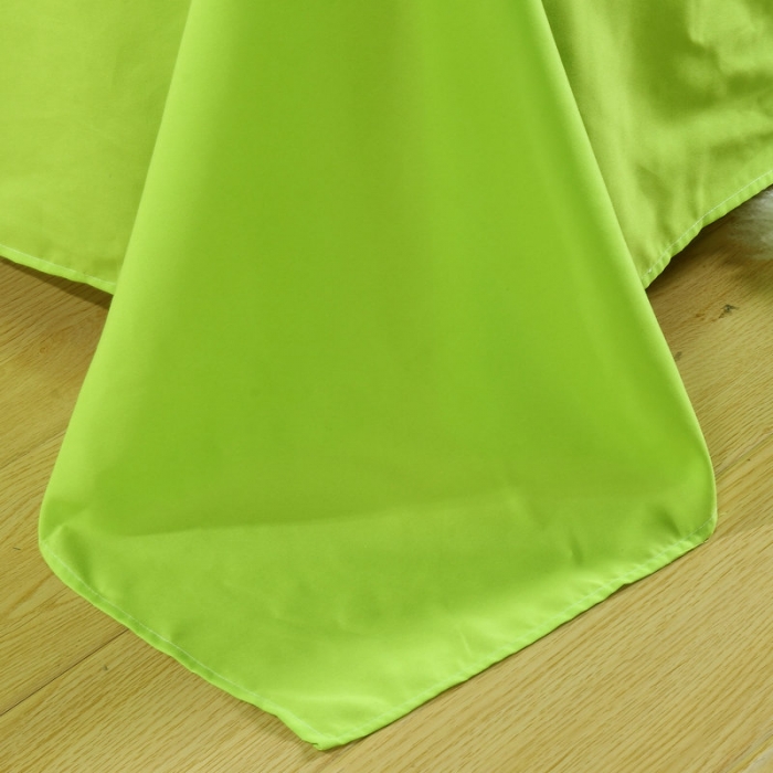 91家纺网 家纺一手货源 找家纺 贝拉梦 全活性芦荟棉纯色双拼四件套 纯色果绿