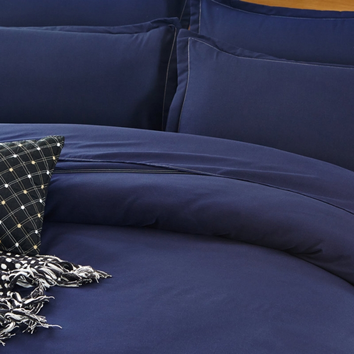 91家纺网 家纺一手货源 找家纺 贝拉梦 全活性芦荟棉纯色双拼四件套 纯色卡其