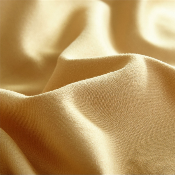 91家纺网 家纺一手货源 找家纺 贝拉梦 全活性芦荟棉纯色双拼四件套 纯色驼色
