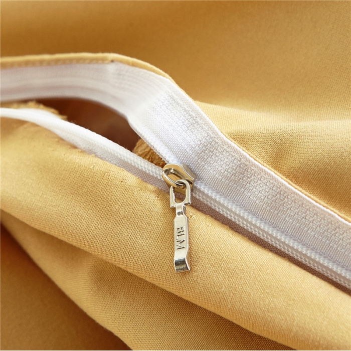 91家纺网 家纺一手货源 找家纺 贝拉梦 全活性芦荟棉纯色双拼四件套 纯色驼色