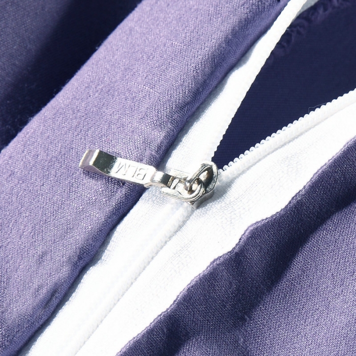 91家纺网 家纺一手货源 找家纺 贝拉梦 全活性芦荟棉纯色双拼四件套 纯色烟熏