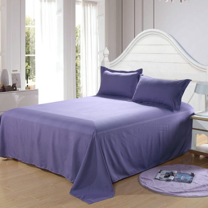 91家纺网 家纺一手货源 找家纺 贝拉梦 全活性芦荟棉纯色双拼四件套 纯色烟熏