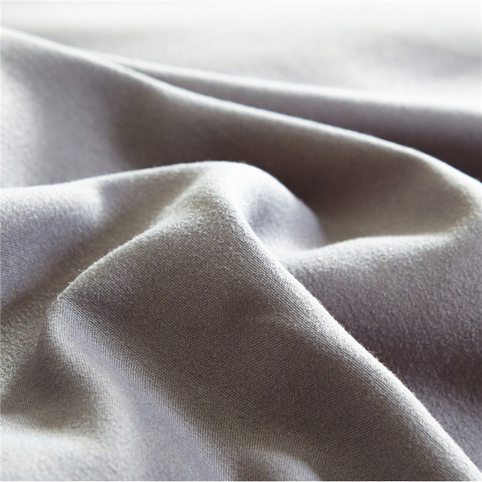 91家纺网 家纺一手货源 找家纺 贝拉梦 全活性芦荟棉纯色双拼四件套 纯色银灰