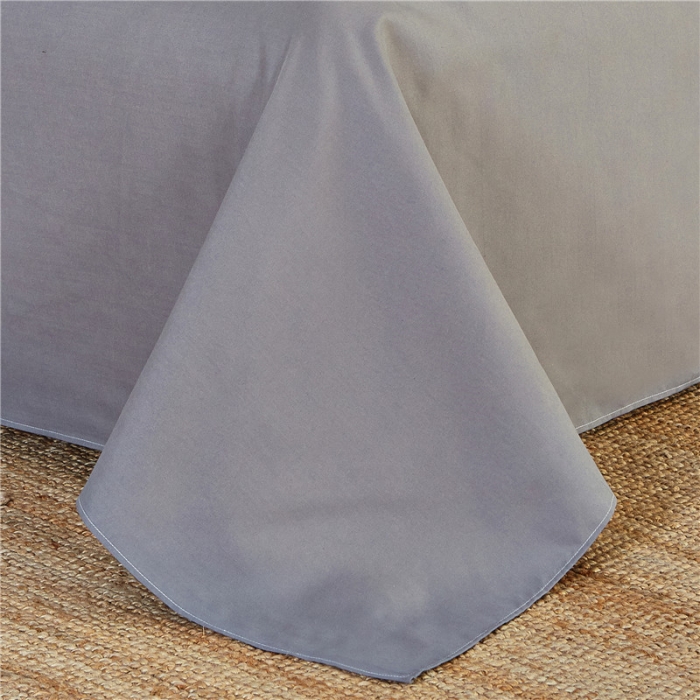 91家纺网 家纺一手货源 找家纺 贝拉梦 全活性芦荟棉纯色双拼四件套 纯色银灰