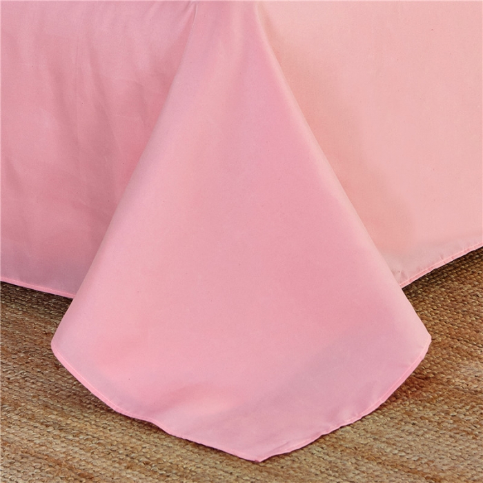 91家纺网 家纺一手货源 找家纺 贝拉梦 全活性芦荟棉纯色双拼四件套 纯色玉色