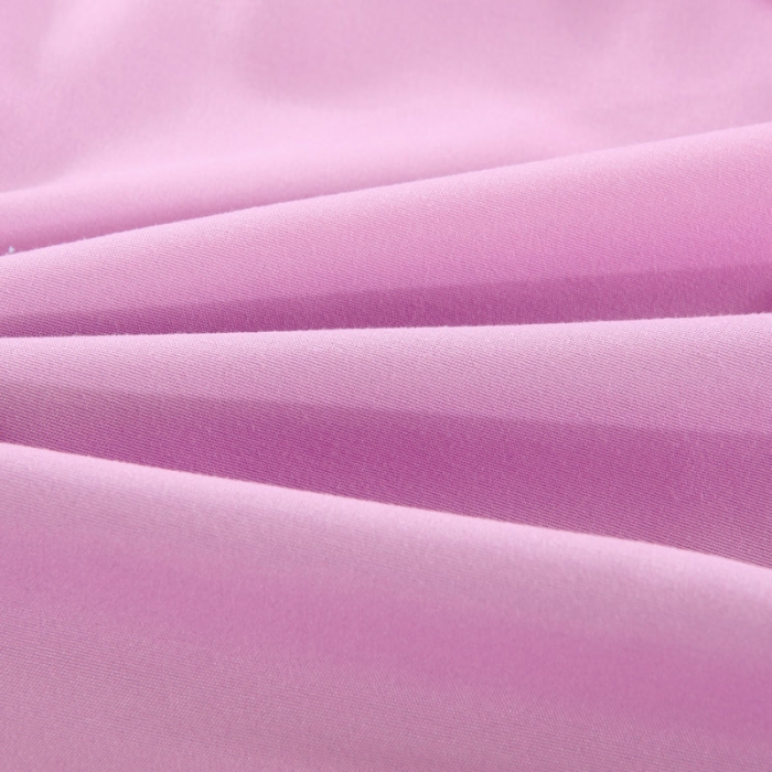 91家纺网 家纺一手货源 找家纺 贝拉梦 全活性芦荟棉纯色双拼四件套  粉色兰