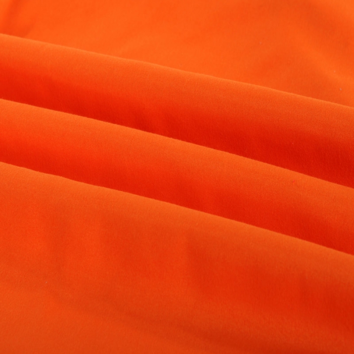 91家纺网 家纺一手货源 找家纺 贝拉梦 全活性芦荟棉纯色双拼四件套 靓橙黄