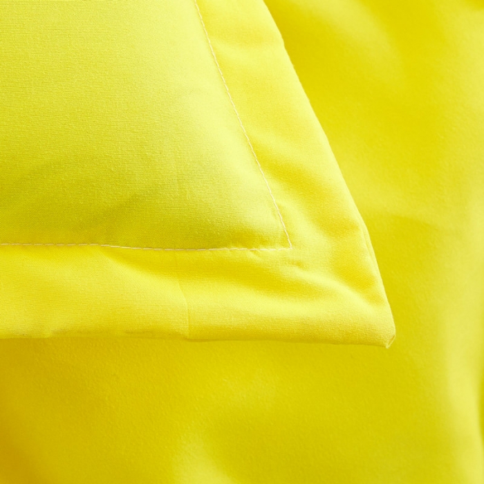 91家纺网 家纺一手货源 找家纺 贝拉梦 全活性芦荟棉纯色双拼四件套 柠檬驼