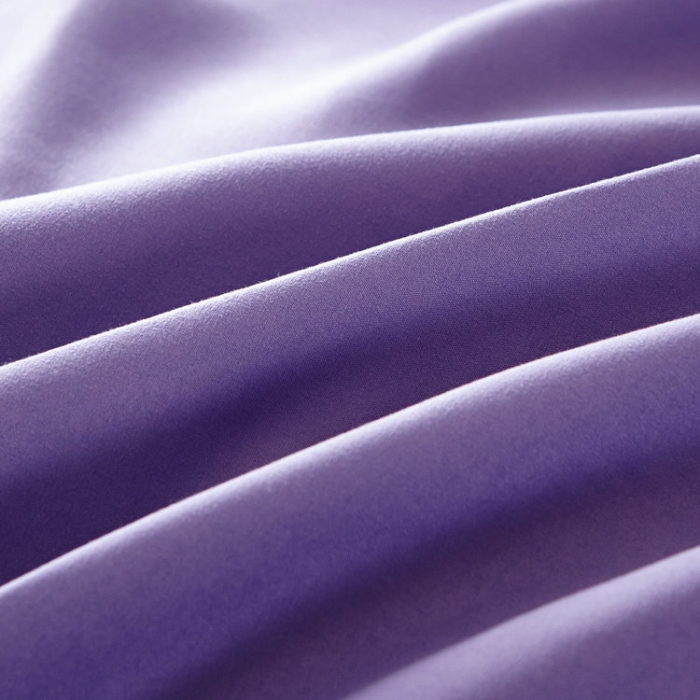 91家纺网 家纺一手货源 找家纺 贝拉梦 全活性芦荟棉纯色双拼四件套 烟熏灰