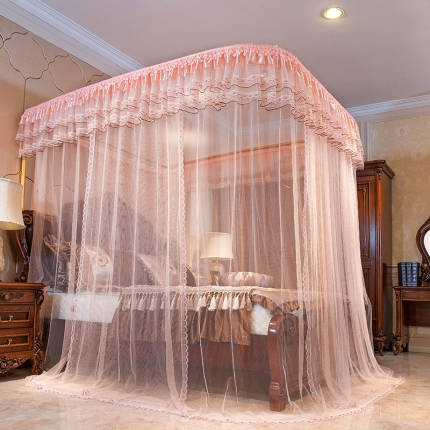 91家纺网 家纺一手货源 找家纺 (总)卓尔居 A-12微露导轨U型导轨落地宫廷轨道蚊帐