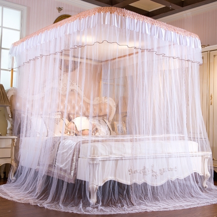 91家纺网 家纺一手货源 找家纺 (总)卓尔居 A-15依梦导轨U型导轨落地宫廷轨道蚊帐