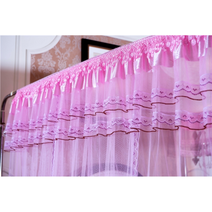 91家纺网 家纺一手货源 找家纺 (总)卓尔居 A12白蝶伸缩U型钓鱼竿宫廷落地蚊帐