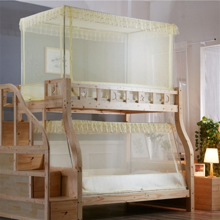 91家纺网 家纺一手货源 找家纺 (总)卓尔居 1803子母床拉链坐床上下铺分体蚊帐