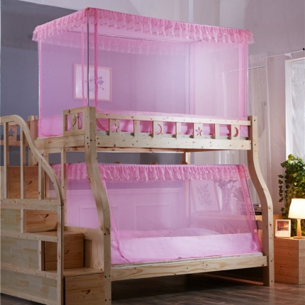 91家纺网 家纺一手货源 找家纺 (总)卓尔居 1803子母床拉链坐床上下铺分体蚊帐