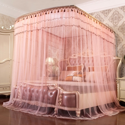 91家纺网 家纺一手货源 找家纺 卓尔居 A5-夕夏蚊帐 玉色