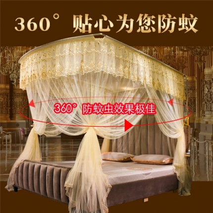 91家纺网 家纺一手货源 找家纺 卓尔居 1805宫廷式伸缩蚊帐