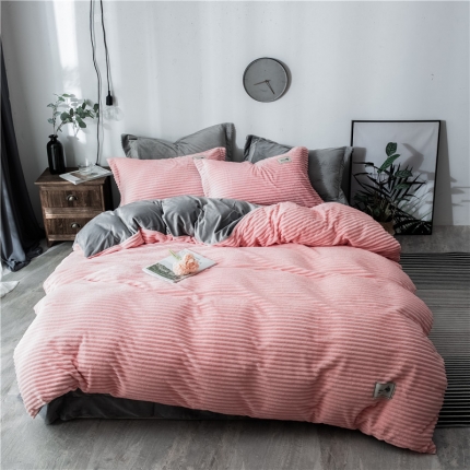 91家纺网 家纺一手货源 找家纺 （总）卓尔居 法莱绒水晶绒魔法绒四件套