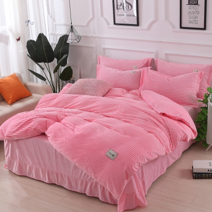 91家纺网 家纺一手货源 找家纺 （总）卓尔居 法莱绒水晶绒魔法绒四件套