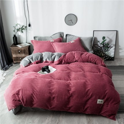 91家纺网 家纺一手货源 找家纺 （总）卓尔居 法莱绒水晶绒魔法绒四件套