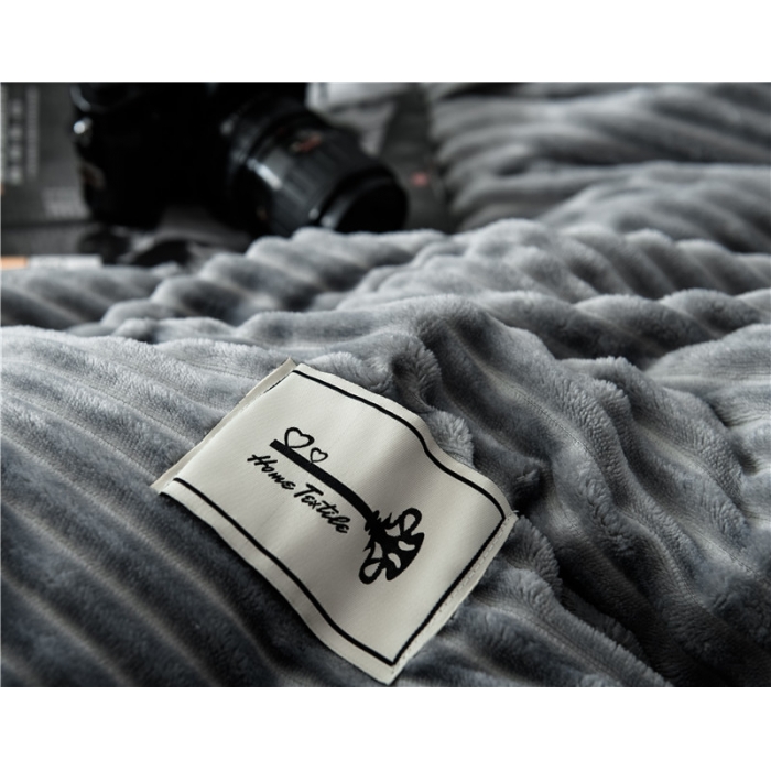 91家纺网 家纺一手货源 找家纺 卓尔居 魔法绒四件套 中灰