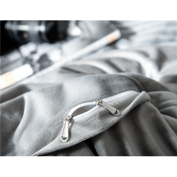 91家纺网 家纺一手货源 找家纺 卓尔居 魔法绒四件套 中灰