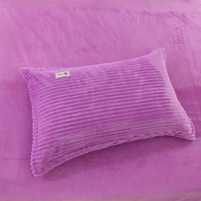 91家纺网 家纺一手货源 找家纺 卓尔居 魔法绒四件套 紫