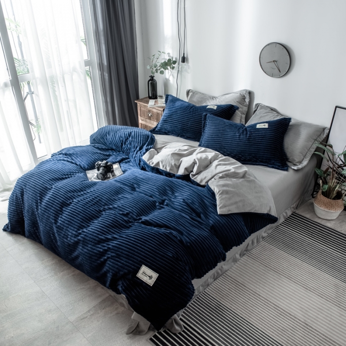 91家纺网 家纺一手货源 找家纺 （总）卓尔居 法莱绒水晶绒魔法绒四件套