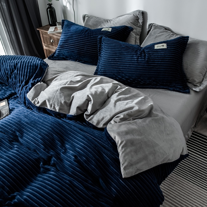 91家纺网 家纺一手货源 找家纺 （总）卓尔居 法莱绒水晶绒魔法绒四件套